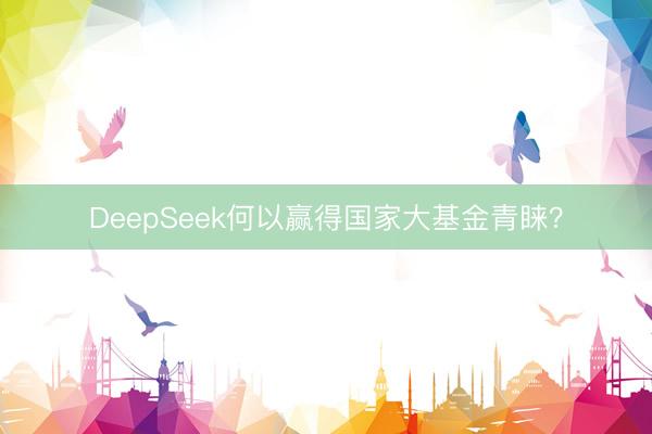 DeepSeek何以赢得国家大基金青睐？